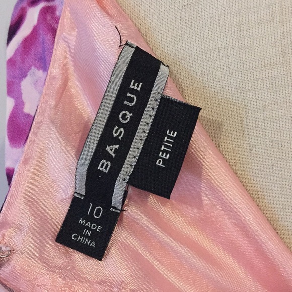 Basque petite spring floral pastel dress - Picture 7 of 11